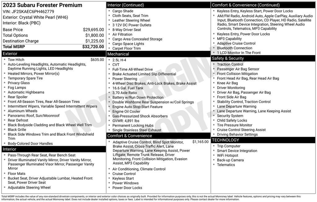 2023 Subaru Forester Premium