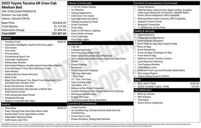 2023 Toyota TACOMA SR SR5 V6