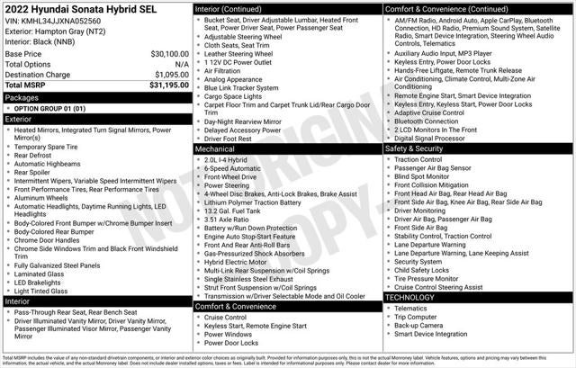 2022 Hyundai Sonata SEL