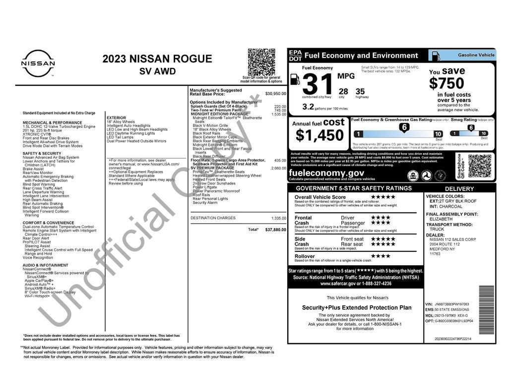 2023 Nissan Rogue SV
