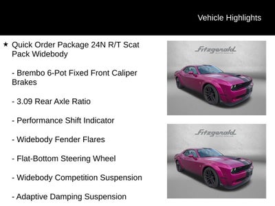 2021 Dodge Challenger R/T Scat Pack Widebody