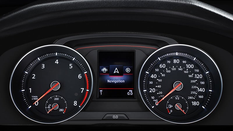 Golf-GTI model interior display view