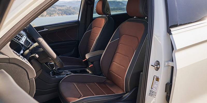 Tiguan model interior seating view