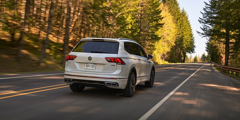 Tiguan model rear view