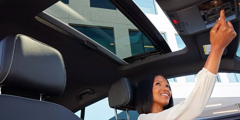 Tiguan model interior roof top view