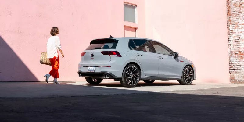 Golf-GTI model rear view